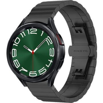GS Zapestnica za Samsung Galaxy Watch 4/5/6 40/42/43/44/45/46/47 mm, črna