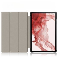 GS Pametni ovitek za Samsung Galaxy Tab S9 Plus z držalom za pisalo, rdeč