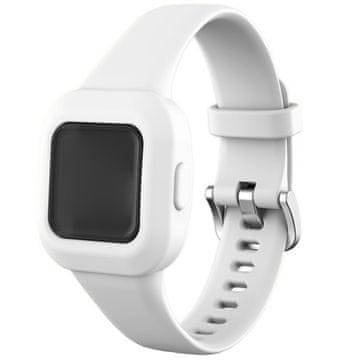 GS Silikonski pašček za Garmin Vivofit Jr 3, bel