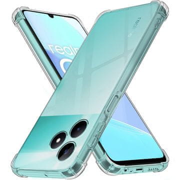 Overboard Ovitek za Realme C51, odporen proti padcem, prozoren