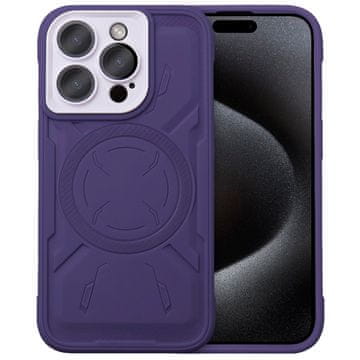 Overboard Ovitek za iPhone 15 Pro, Armor Mag za MagSafe, vijoličen
