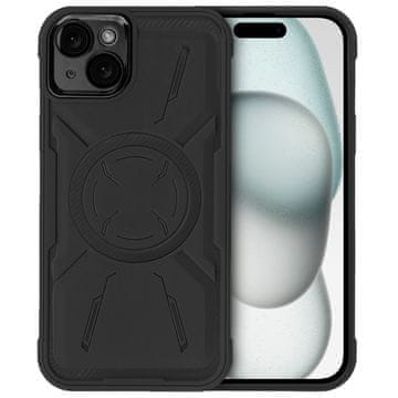 Overboard Ovitek Armor Mag za MagSafe iPhone 15, črn