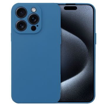 Overboard Ovitek za iPhone 15 Pro Max, Silikonski Lite, Temno moder