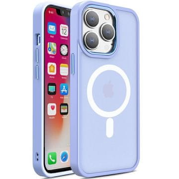 GS Ovitek za iPhone 15 Plus, MagColor za MagSafe, svetlo vijoličen