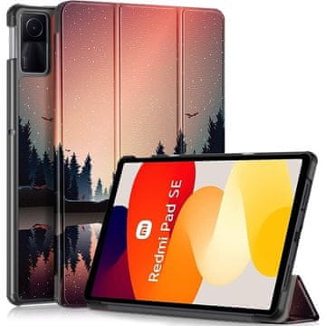 GS Ovitek za Xiaomi Redmi Pad SE 11", Smartcase, večerna pokrajina
