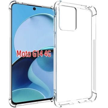 Overboard Ovitek za Motorola Moto G14, odporen proti padcem, prozoren