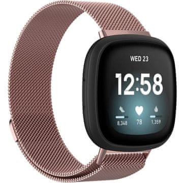 GS Zapestnica za Fitbit Versa 4 / Sense 2, roza