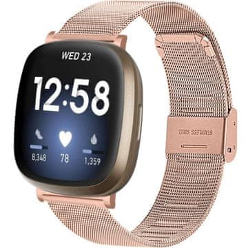 GS Zapestnica za Fitbit Versa 4 / Sense 2, roza zlata