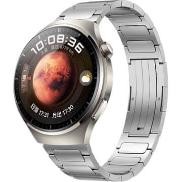GS Univerzalna jeklena zapestnica 22 mm, titanova zlitina, srebrna