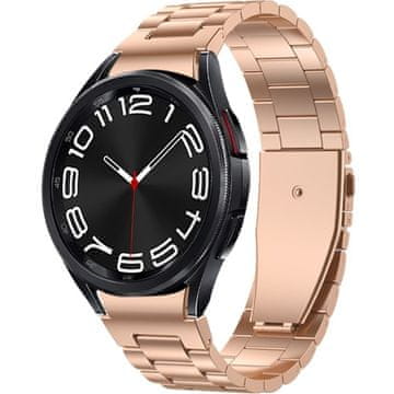 GS Zapestnica za Samsung Galaxy Watch 4/5/6/7/FE 40/42/43/44/45/46/47mm, roza zlata