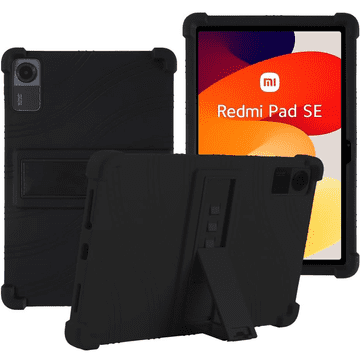 GS Silikonski ovitek za Xiaomi Redmi Pad SE 11", Impact, oklepljen, črn