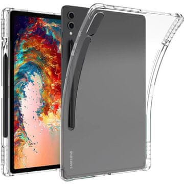 GS Ovitek za Samsung Galaxy Tab S9 Ultra, z držalom za pisalo, silikonski, prozoren