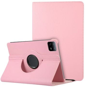 GS Ovitek za Xiaomi Redmi Pad SE 11", 360-stopinjsko vrtenje, roza