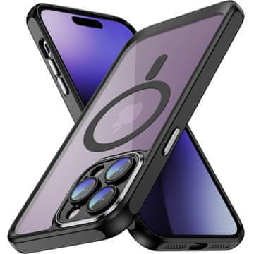 Overboard Ovitek za iPhone 15 Pro, zaščita pred udarci, za MagSafe, črn