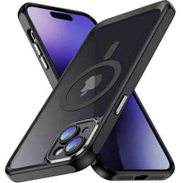 Overboard Ovitek za iPhone 15 Plus, zaščita pred udarci, za MagSafe, črn