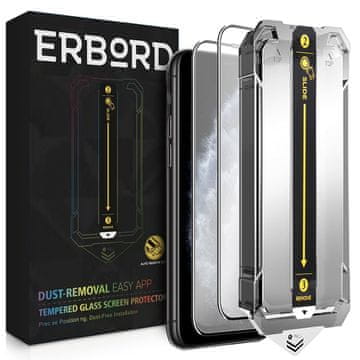 Overboard 2x kaljeno steklo za iPhone 11 Pro Max / XS Max, zaščita za celoten zaslon Easy App