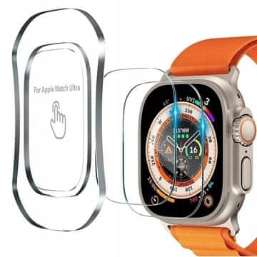 Overboard 2x kaljeno steklo z okvirjem za Apple Watch Ultra 1/2/3 49 mm