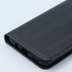 GS Ovitek denarnica Crazy Horse za Motorola Moto G54 5G, črn
