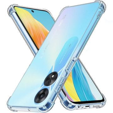 GS Ovitek za Oppo A38 / A18, odporen proti padcem, prozoren
