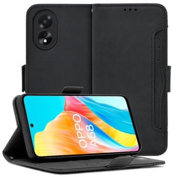 GS Ovitek za Oppo A58 4G, reža za kartico, črn