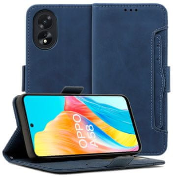 GS Ovitek za Oppo A58 4G, reža za kartico, moder
