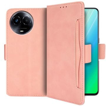 GS Realme 11 5G preklopni ovitek, reža za kartico, roza