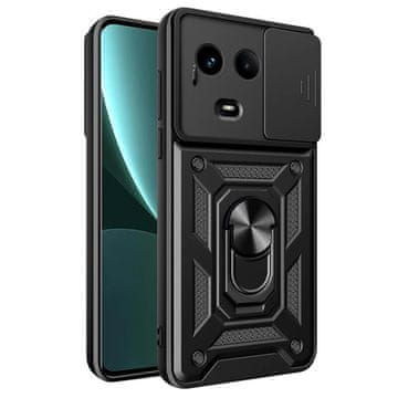 GS Oklepno ohišje za Realme 11 5G, drsnik CamShield, črno