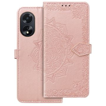 GS Preklopni ovitek za Oppo A38 / A18, Mandala, roza zlata