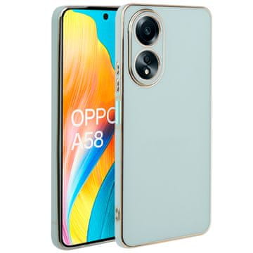 GS Ovitek za Oppo A58 4G, Glamour CamShield, Mint