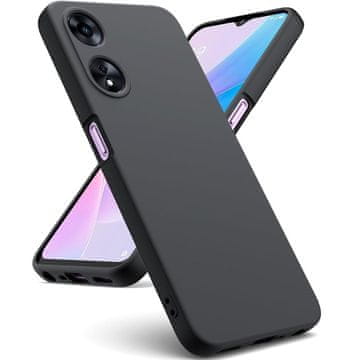 GS Ovitek za Oppo A38 / A18, Silikonski Lite, črn