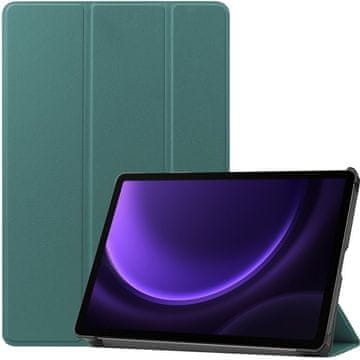 GS Ovitek za Samsung Galaxy Tab S10 Lite / S10 FE / S9 FE, trojni, z držalom za pisalo, zelen