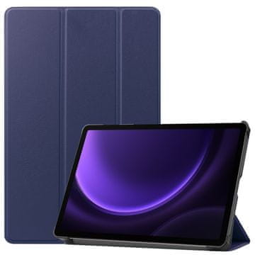 GS Ovitek za Samsung Galaxy Tab S10 Lite / S10 FE / S9 FE, trojni, z držalom za pisalo, temno moder