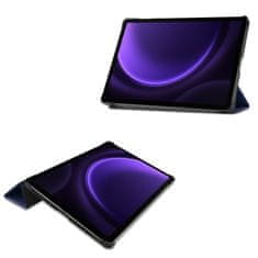 GS Ovitek za Samsung Galaxy Tab S10 Lite / S10 FE / S9 FE, trojni, z držalom za pisalo, temno moder