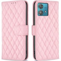 Ovitek za Motorola Edge 40 Neo, denarnica, , roza