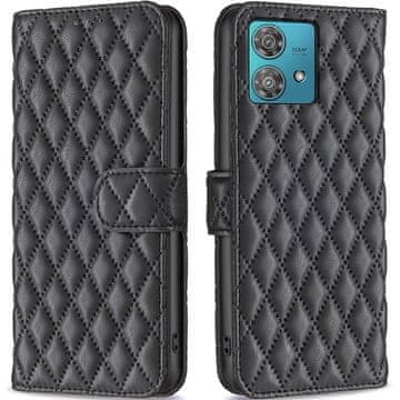 Ovitek za Motorola Edge 40 Neo, denarnica, , črn