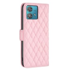 Ovitek za Motorola Edge 40 Neo, denarnica, , roza