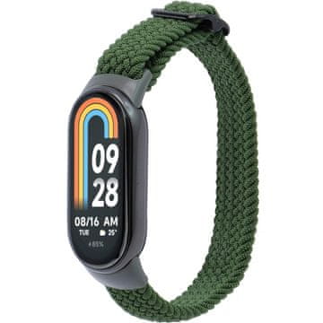 GS Najlonski pašček za Xiaomi Smart Band 10 / 9 / 8, zelen