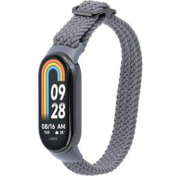 GS Najlonski pašček za Xiaomi Smart Band 10 / 9 / 8, siv