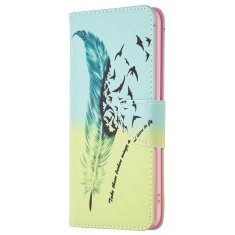 GS Ovitek za Oppo A38 / A18, denarnica, pernato modra / rumena