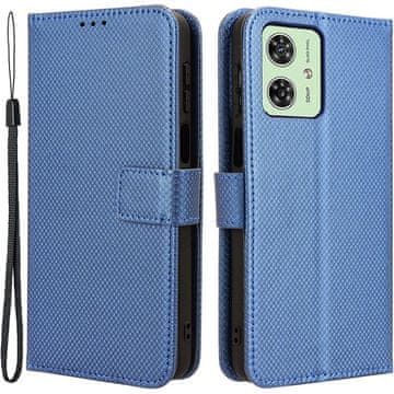 Overboard Ovitek za Motorola Moto G54 5G, pametni magnet, moder