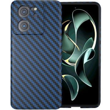 GS Ovitek za Xiaomi 13T / 13T Pro, karbonska vlakna, moder