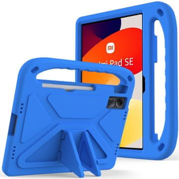 GS Otroški ovitek za Xiaomi Redmi Pad SE 11", otrokom prijazen, z ročajem, moder
