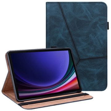 GS Ovitek za Samsung Galaxy Tab S10 Lite / S10 FE / S9 FE / S9, Classic, z držalom za pisalo, moder