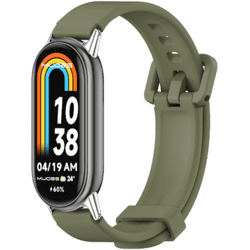GS Silikonski pašček za Xiaomi Smart Band 10 / 9 / 8, zelen