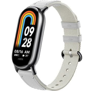 GS Najlonski pašček za Xiaomi Smart Band 10 / 9 / 8, bež