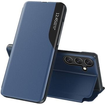 GS Ovitek za Samsung Galaxy M34, z oknom, moder