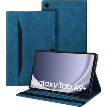 GS Ovitek za Samsung Galaxy Tab A9+, Classic, z držalom za pisalo, moder