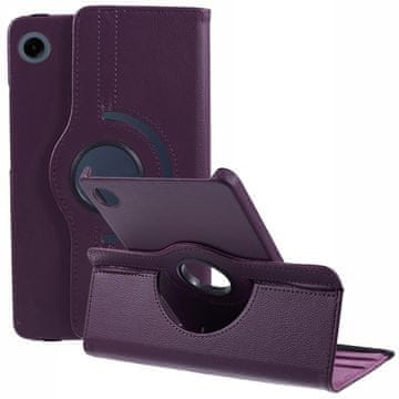 GS Ovitek za Samsung Galaxy Tab A11 / A9, 360-stopinjsko vrtenje, vijoličen