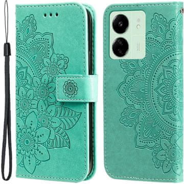 GS Ovitek za Xiaomi Redmi 13C / Poco C65, Mandala, zelen