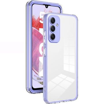GS Ovitek za Samsung Galaxy M34 5G Fusion Hybrid, prozoren/vijoličen